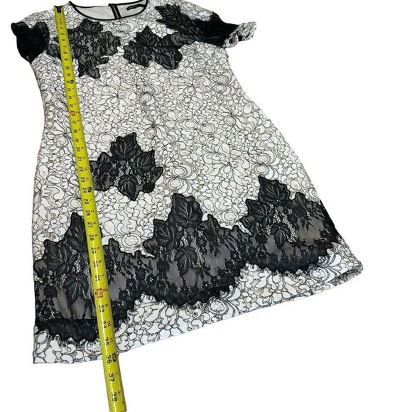 Karen Millen Lace Applique Patchwork Dress, Size 10, Ivory/Black RRP£215 DV276 - Picture 9 of 9